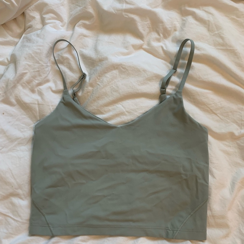 Lululemon Athletica Sports Bra in Sage Green